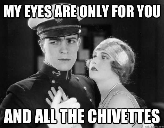 My eyes are only for you And all the chivettes - My eyes are only for you And all the chivettes  Midshipman Noir