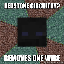 Redstone circuitry? Removes one wire  