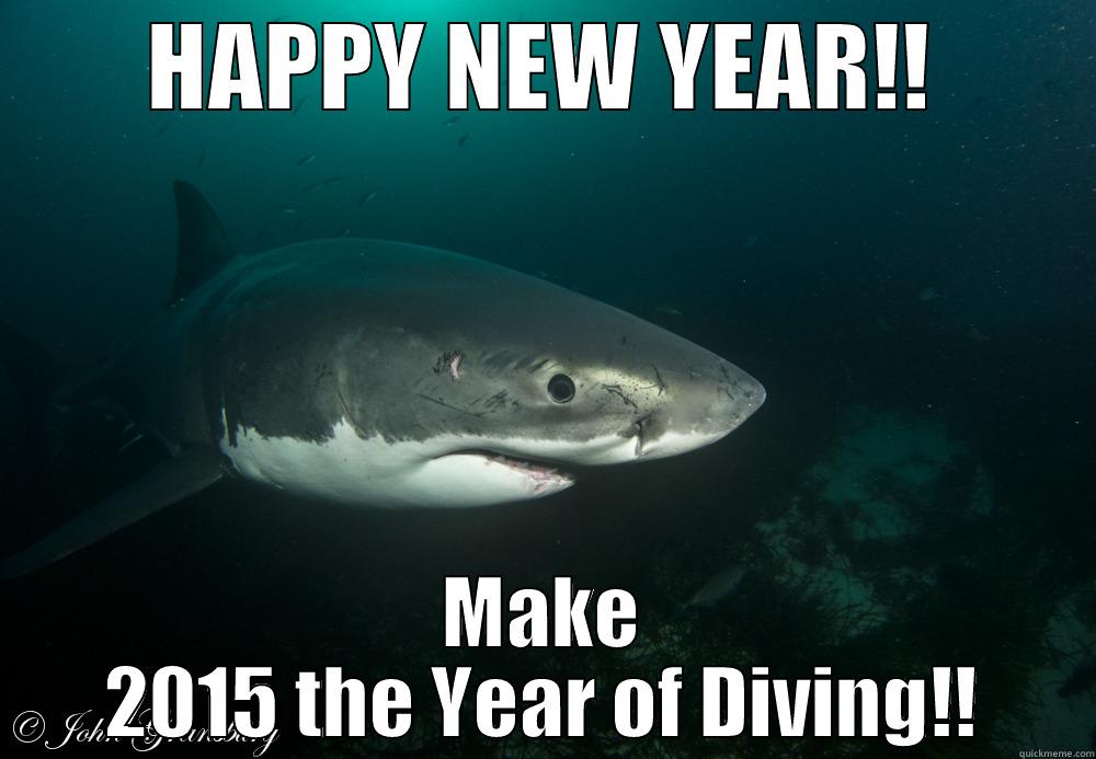 HAPPY NEW YEAR!! MAKE 2015 THE YEAR OF DIVING!! Misc