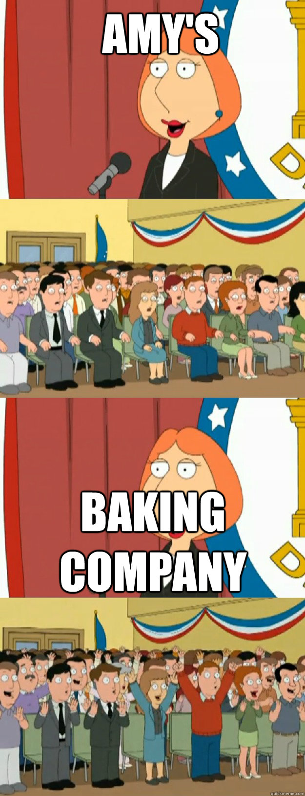 Amy's baking company  Lois Griffin