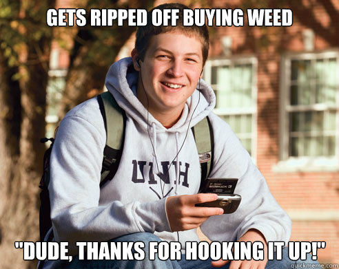 gets ripped off buying weed 