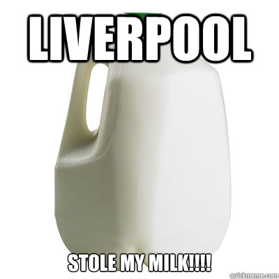 LIVERPOOL Stole my milk!!!! - LIVERPOOL Stole my milk!!!!  Milk jug