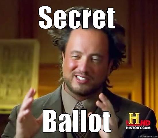 Electing the Speaker - SECRET BALLOT Ancient Aliens