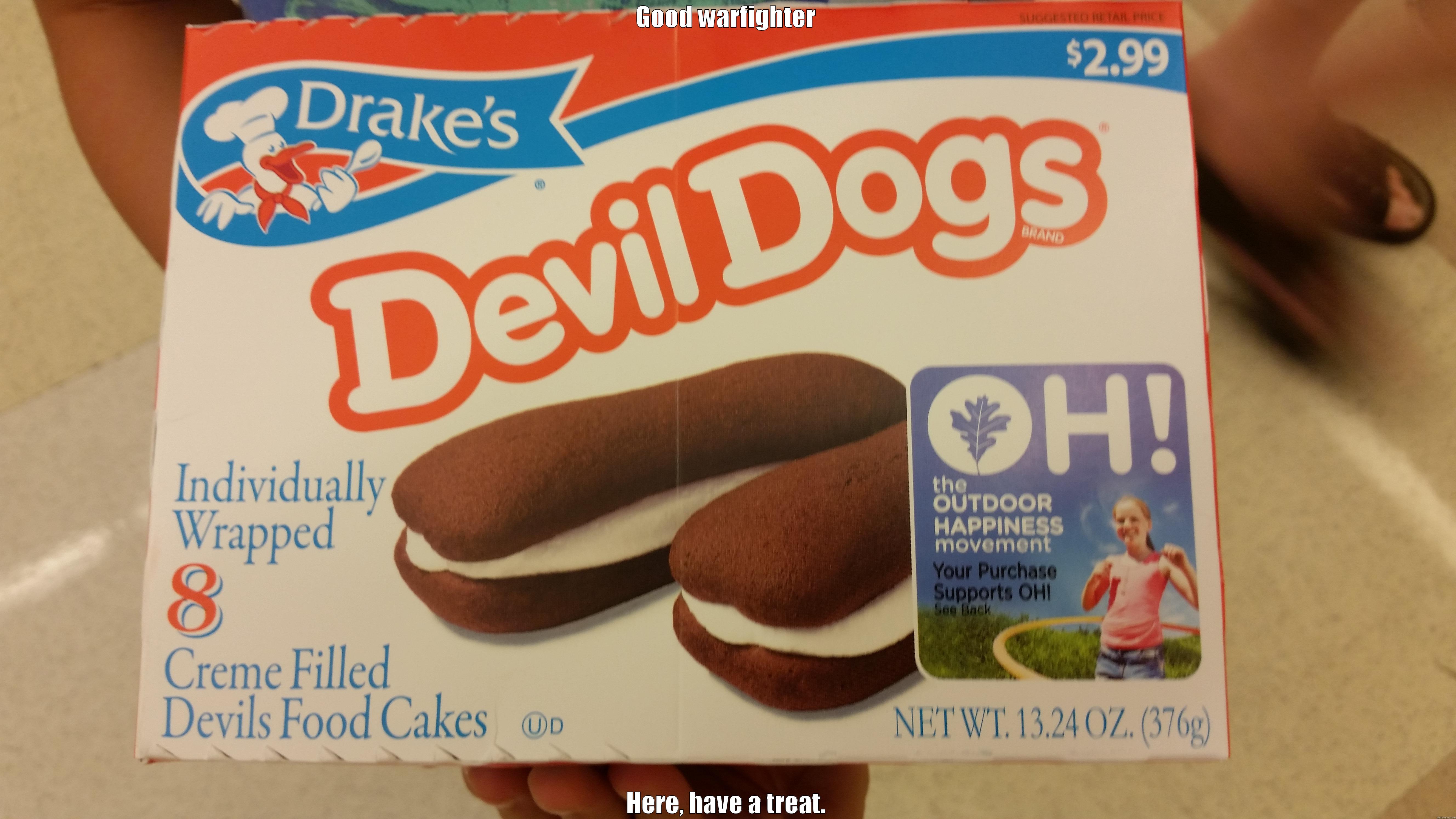 Devil Dogs - GOOD WARFIGHTER HERE, HAVE A TREAT. Misc