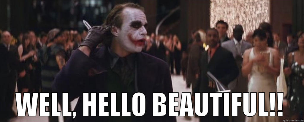 joker flirt -  WELL, HELLO BEAUTIFUL!! Misc