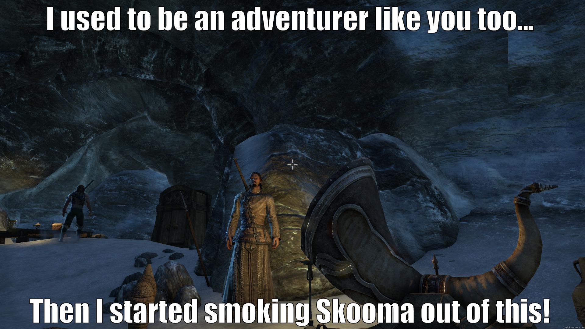 I used to be an adventurer like you too... - I USED TO BE AN ADVENTURER LIKE YOU TOO... THEN I STARTED SMOKING SKOOMA OUT OF THIS! Misc