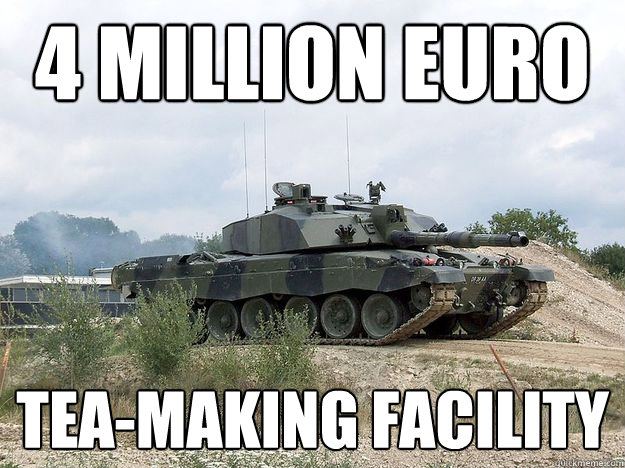 4 million Euro tea-making facility  British Tank