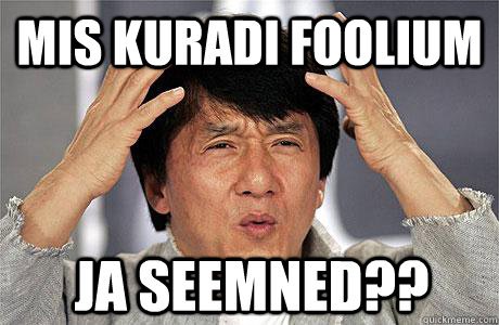 mis kuradi foolium ja seemned?? - mis kuradi foolium ja seemned??  EPIC JACKIE CHAN