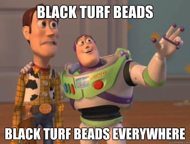 Black Turf beads Black Turf beads Everywhere  Buzz Lightyear