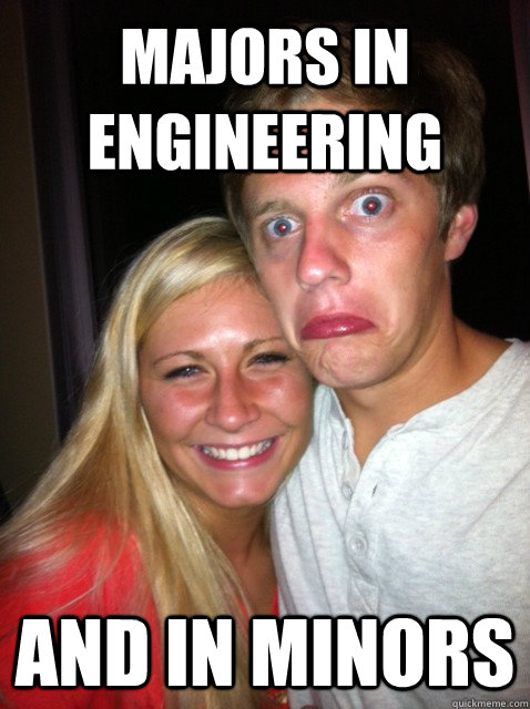 majors in engineering and in minors - majors in engineering and in minors  Goofy Geoff