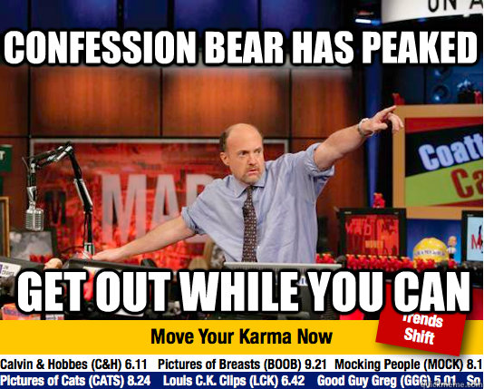 Confession bear has peaked Get out while you can  Mad Karma with Jim Cramer