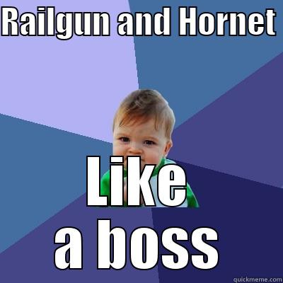 RAILGUN AND HORNET  LIKE A BOSS Success Kid