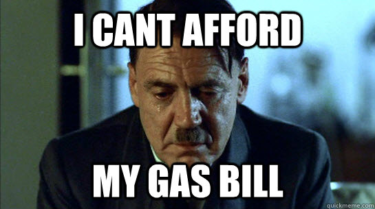 i cant afford my gas bill  