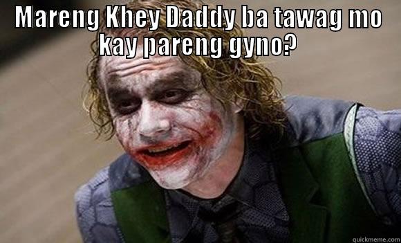 MARENG KHEY DADDY BA TAWAG MO KAY PARENG GYNO?  Misc