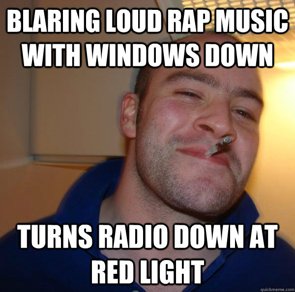 blaring loud rap music with windows down turns radio down at red light - blaring loud rap music with windows down turns radio down at red light  Misc