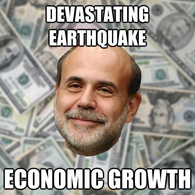 Devastating Earthquake Economic Growth - Devastating Earthquake Economic Growth  Ben Bernanke