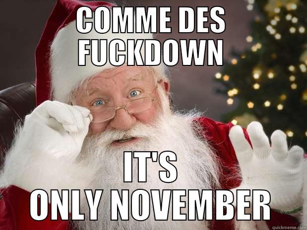 COMME DES FUCKDOWN IT'S ONLY NOVEMBER Misc