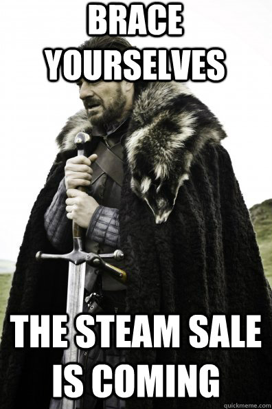 Brace Yourselves The Steam sale is coming - Brace Yourselves The Steam sale is coming  Misc