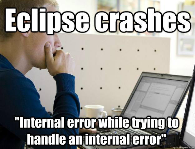 Eclipse crashes 