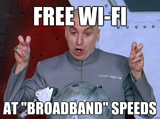 Free wi-fi at 