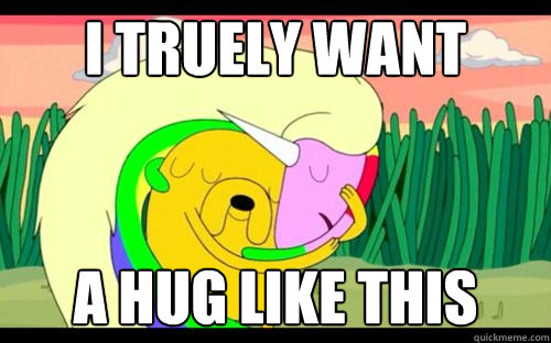 I TRUELY WANT A HUG LIKE THIS  Adventure Time Love