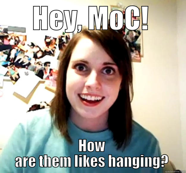 HEY, MOC! HOW ARE THEM LIKES HANGING? Overly Attached Girlfriend