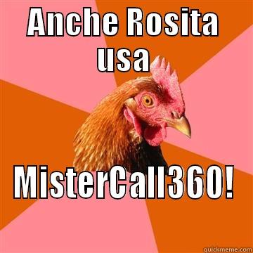 ANCHE ROSITA USA MISTERCALL360! Anti-Joke Chicken