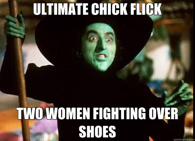 ULTIMATE CHICK FLICK TWO WOMEN FIGHTING OVER SHOES - ULTIMATE CHICK FLICK TWO WOMEN FIGHTING OVER SHOES  wicked