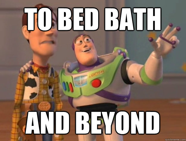 To Bed Bath And Beyond - To Bed Bath And Beyond  Buzz Lightyear