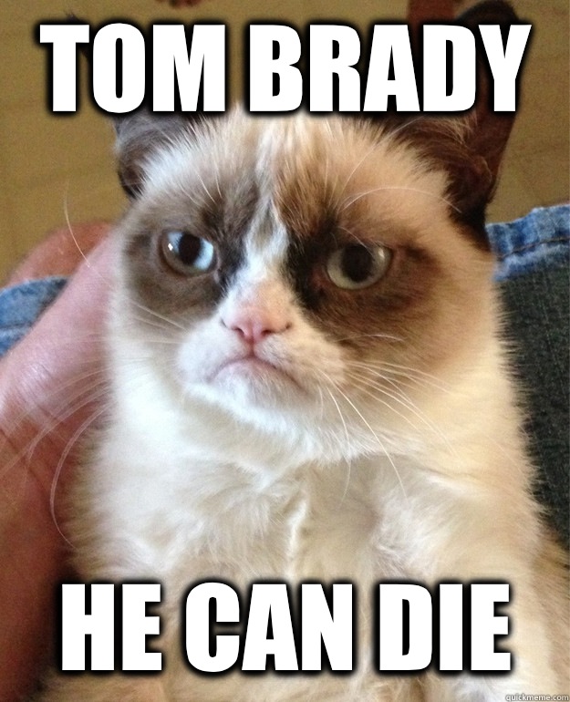 Tom Brady He can DIE  Grumpy Cat