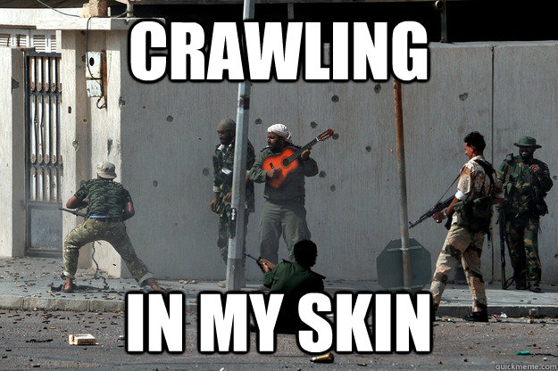 Crawling In my skin   - Crawling In my skin    Wartime Guitar Guy