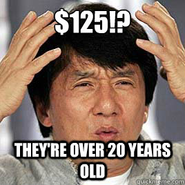 $125!? THEY'RE OVER 20 YEARS OLD - $125!? THEY'RE OVER 20 YEARS OLD  Jackie Chan What!