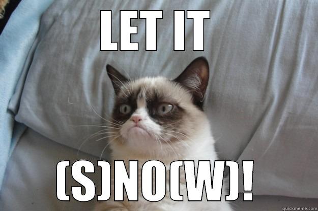 LET IT (S)NO(W)! Grumpy Cat