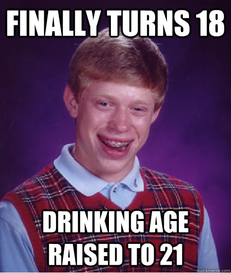 Finally Turns 18 Drinking Age Raised to 21  