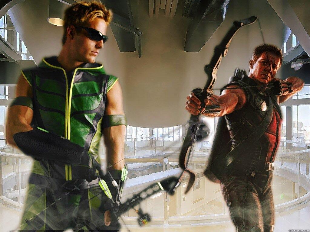 Hawk Eye vs Green Arrow -   Misc