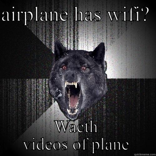 Airplane  - AIRPLANE HAS WIFI?  WACTH VIDEOS OF PLANES CRASHES Insanity Wolf