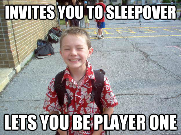 invites you to sleepover lets you be player one - invites you to sleepover lets you be player one  Best friend charlie