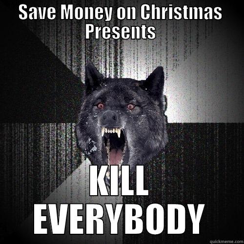 Wolf Man - SAVE MONEY ON CHRISTMAS PRESENTS KILL EVERYBODY Insanity Wolf