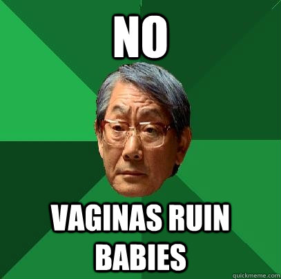 NO VAGINAS RUIN BABIES  High Expectations Asian Father