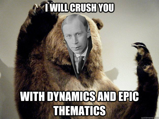 I will crush you With dynamics and epic thematics Caption 3 goes here  