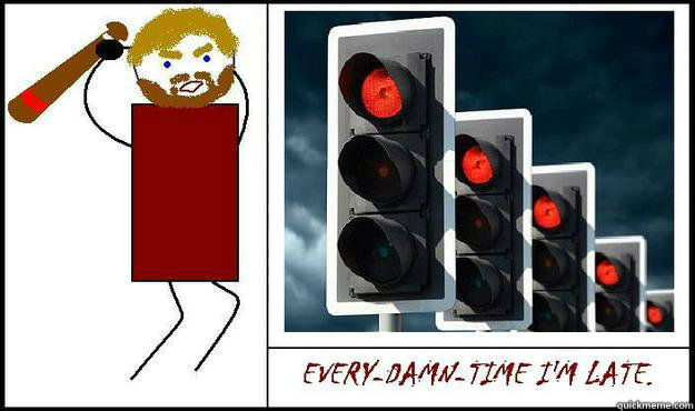 Red Lights Everywhere  