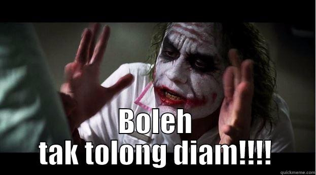  BOLEH TAK TOLONG DIAM!!!! Joker Mind Loss