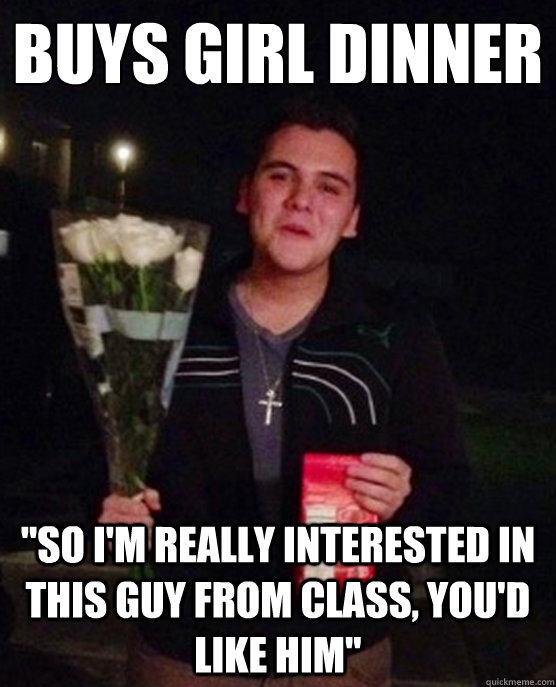 Buys girl dinner 