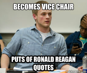 Becomes Vice Chair Puts of Ronald Reagan quotes  