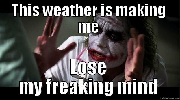 THIS WEATHER IS MAKING ME LOSE MY FREAKING MIND Joker Mind Loss