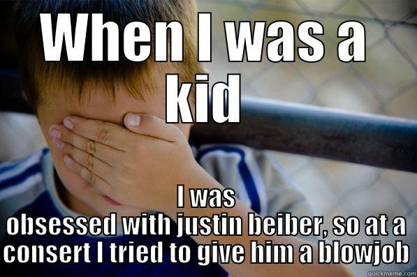 WHEN I WAS A KID I WAS OBSESSED WITH JUSTIN BEIBER, SO AT A CONSERT I TRIED TO GIVE HIM A BLOWJOB Confession kid