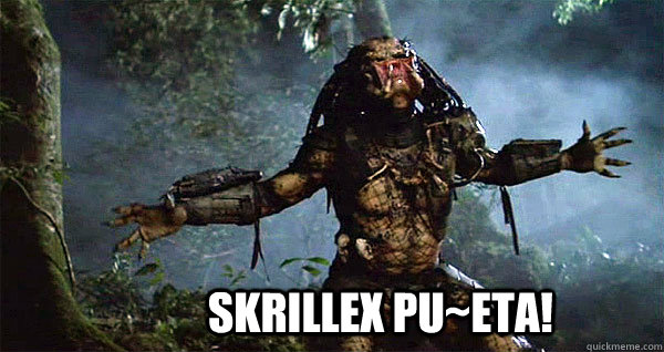 Skrillex Pu~eta!  Predator Come at me Bro