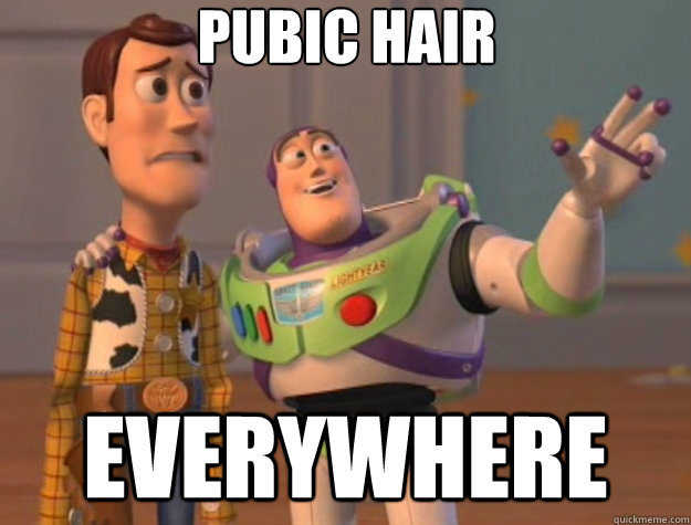 Pubic Hair everywhere  Toy Story