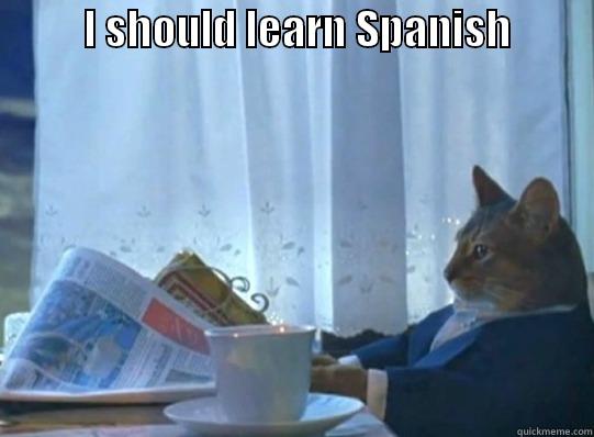          I SHOULD LEARN SPANISH           Misc