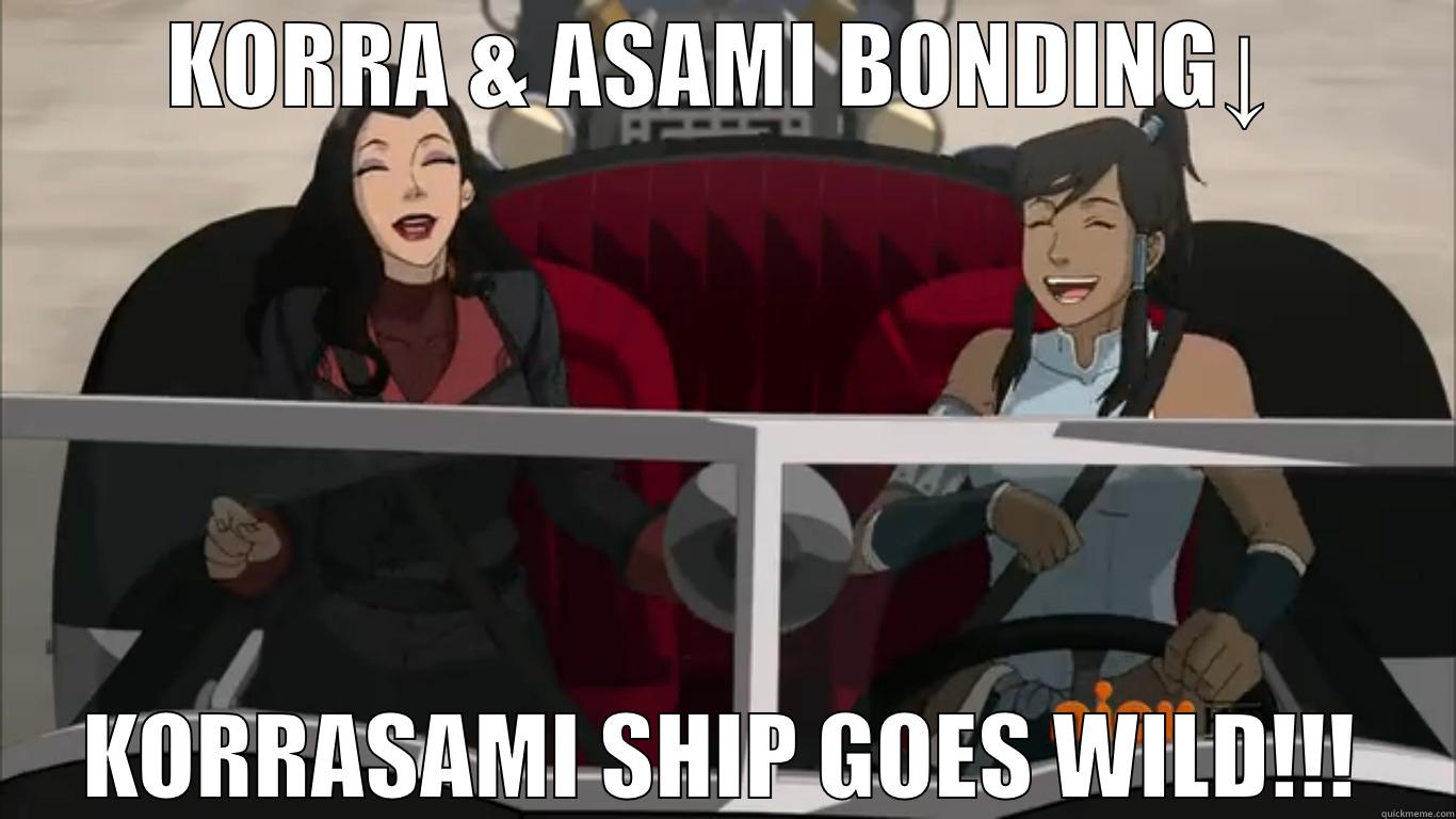 KORRA & ASAMI BONDING↓ KORRASAMI SHIP GOES WILD!!! Misc